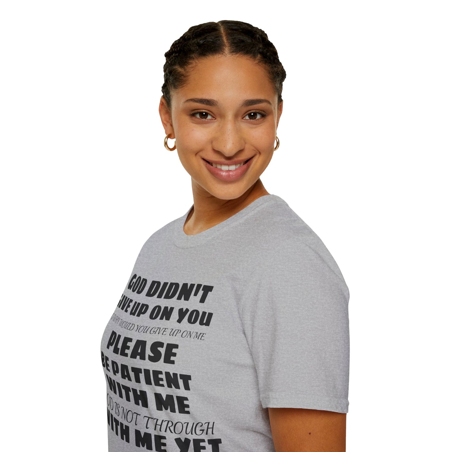 Unisex Softstyle Short Sleeve-PLEASE BE PATIENT WITH ME