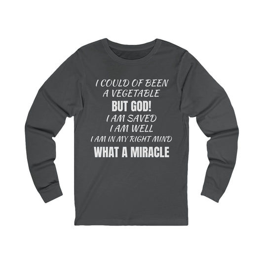 Unisex Jersey Long Sleeve-BUT GOD!