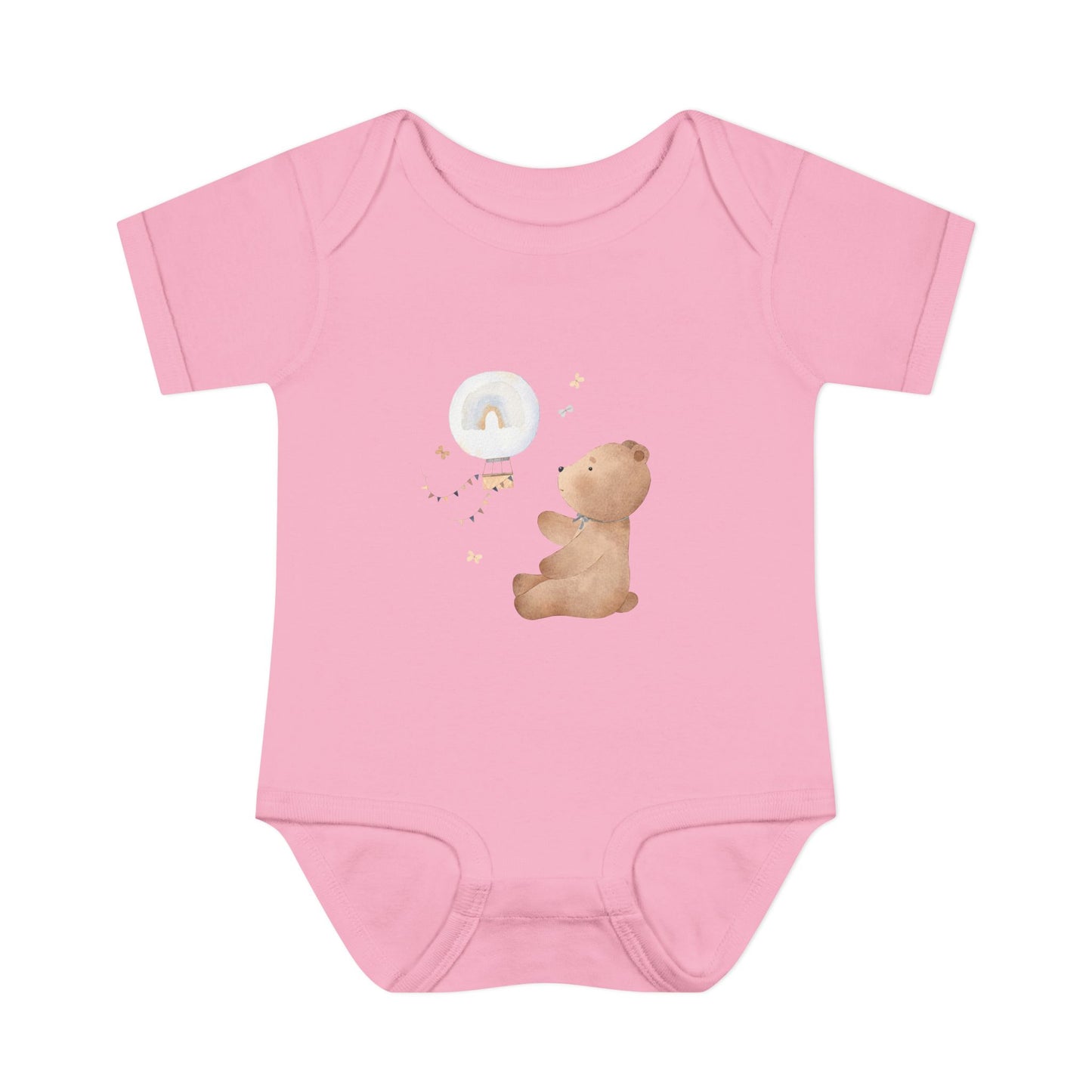 Infant Baby Rib Bodysuit-Bear Bear