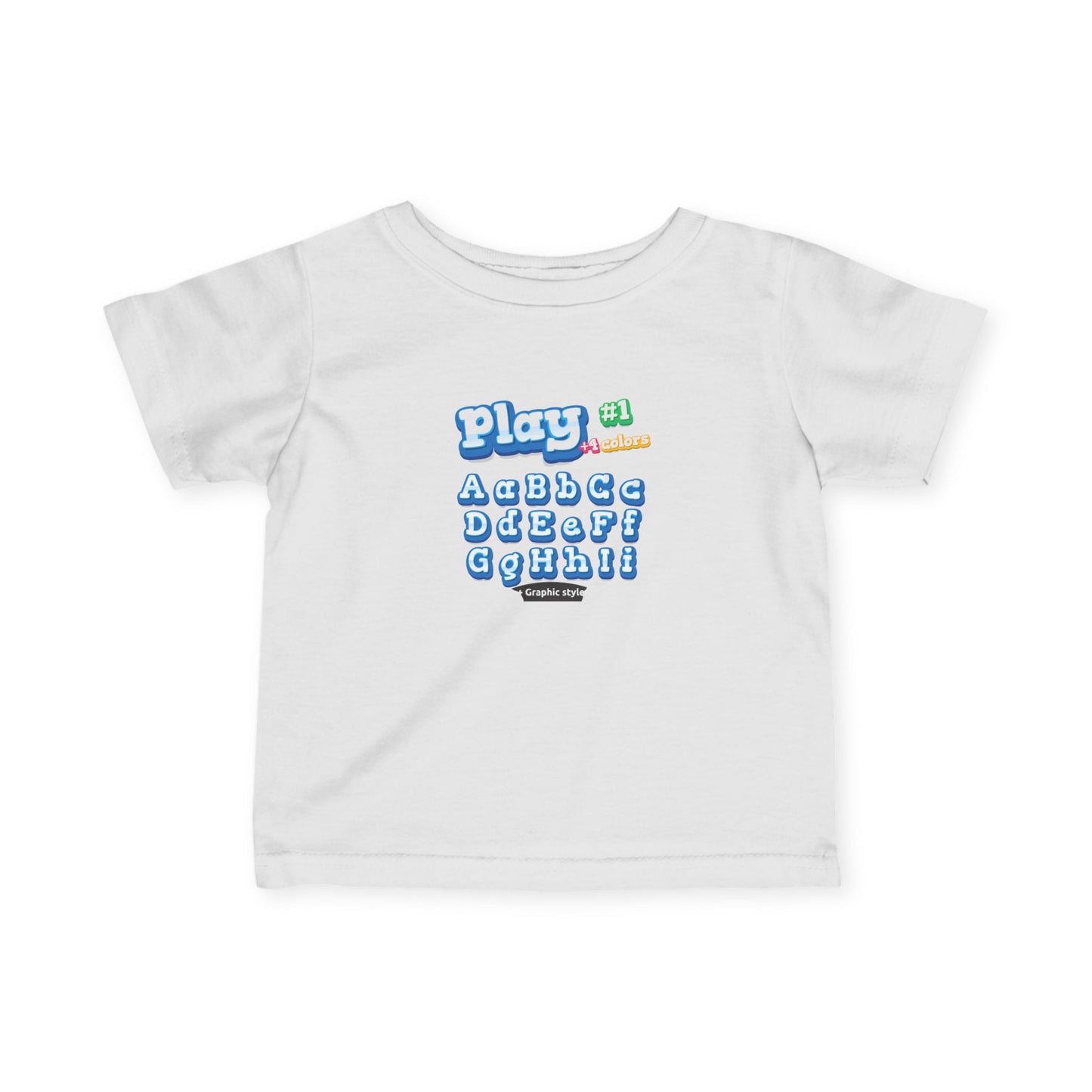 Playful Infant Jersey Tee - Cute Baby Shirt, Kids Fashion, Toddler Gift, Birthday Outfit, Playtime Clothing