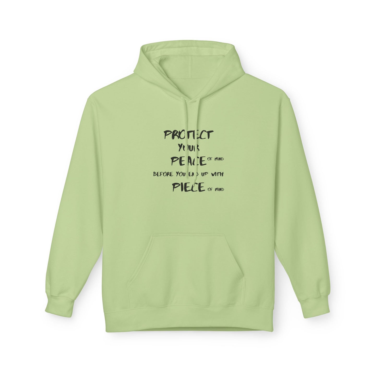 Unisex Midweight Softstyle Fleece Hoodie-PROTECT YOUR PEACE