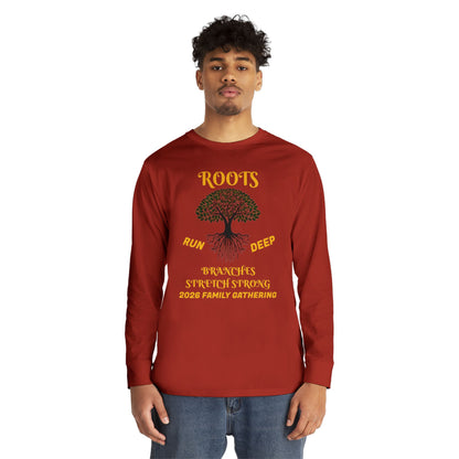 Copy of Long Sleeve Crewneck Tee Roots Run Deep-Branches Stretch Strong-2025 Family Gathering 2