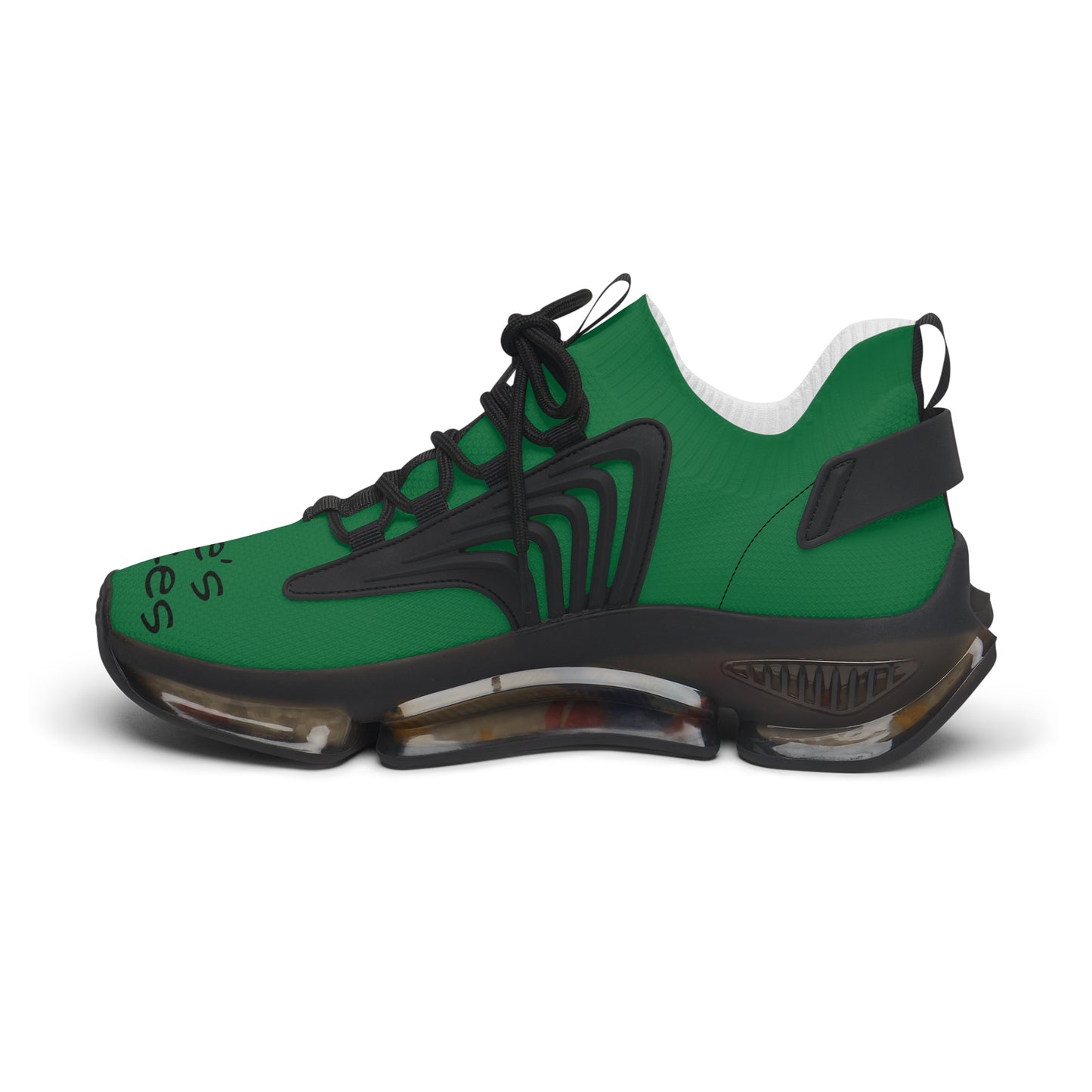 Women's Mesh Sneakers Dark Green/Black Soles-Joe's Juices