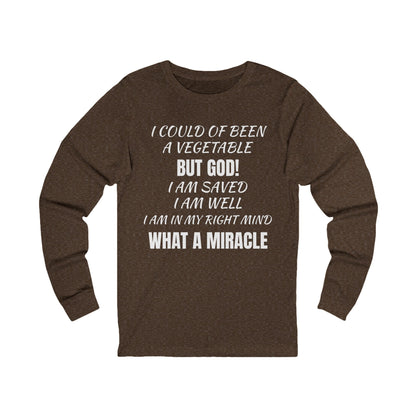 Unisex Jersey Long Sleeve-BUT GOD!