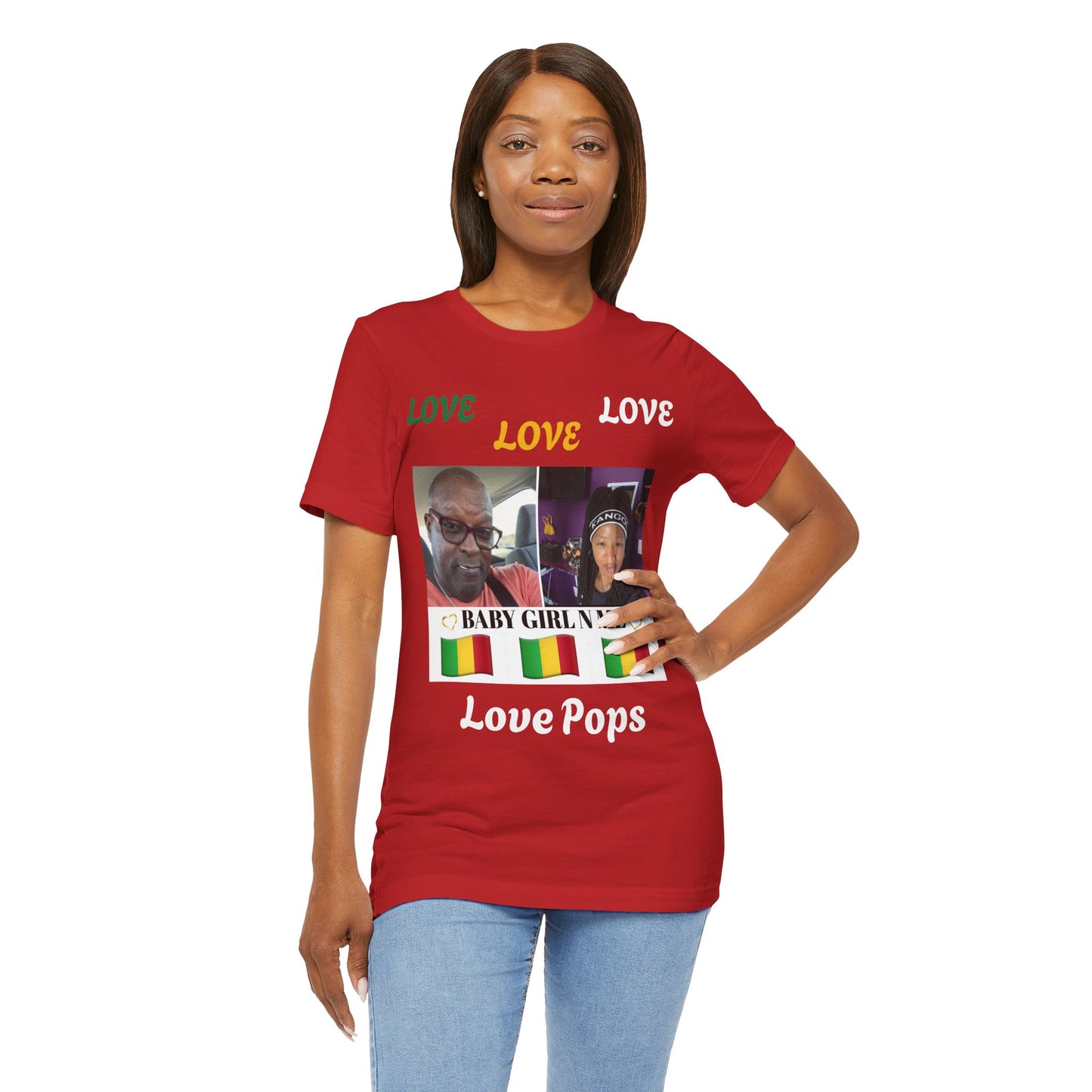 Unisex Jersey Short Sleeve T-Shirt-Baby Girl N Me-Hanif