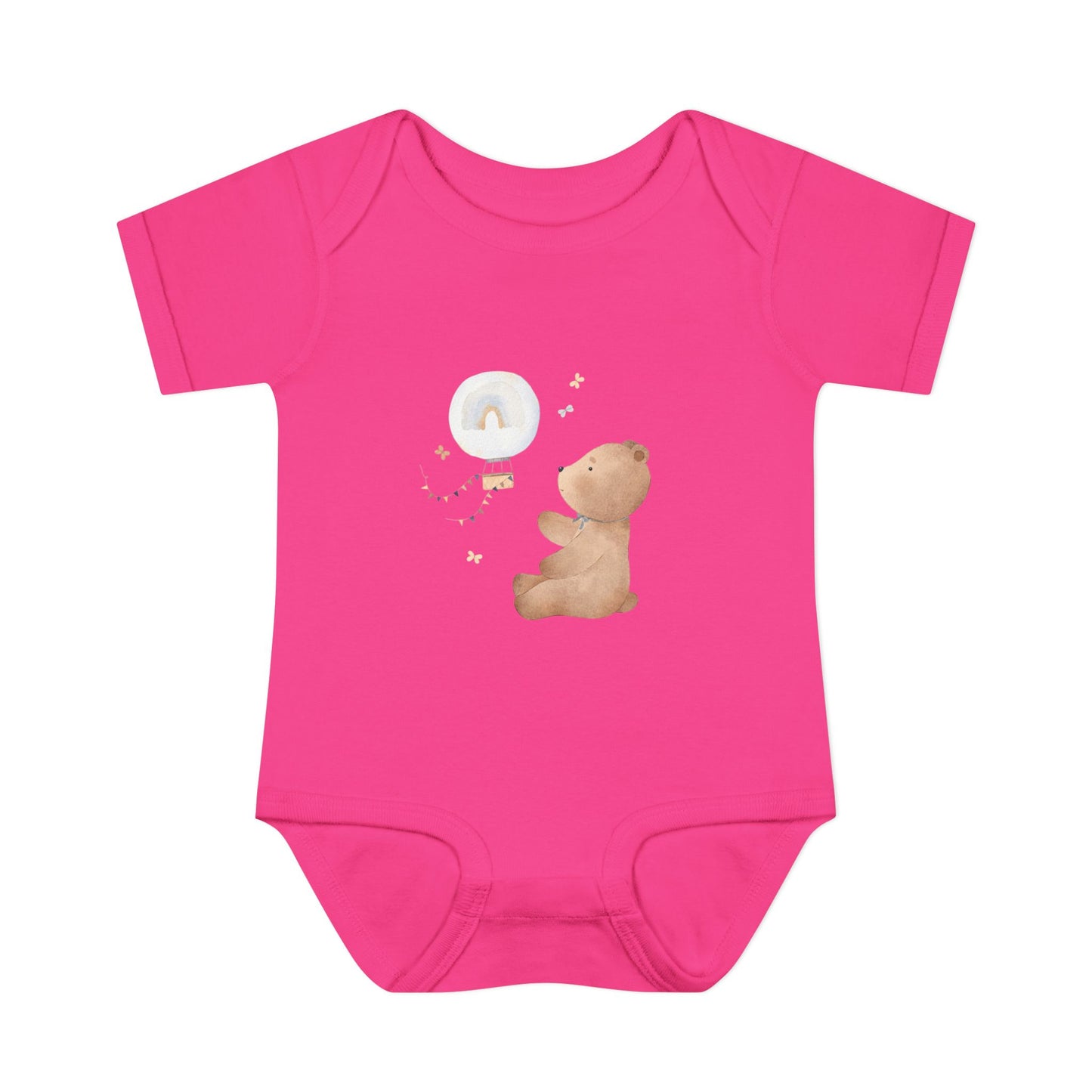 Infant Baby Rib Bodysuit-Bear Bear
