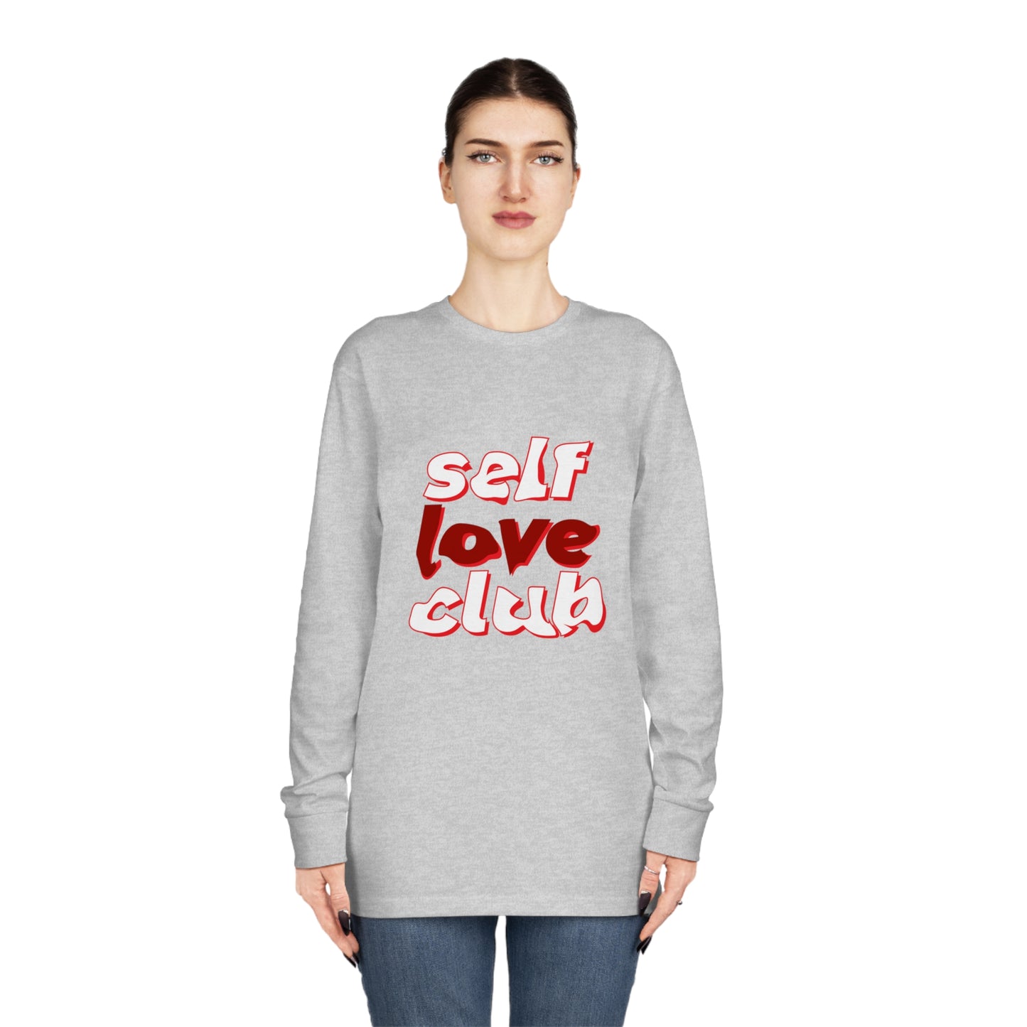 Women's Long Sleeve Crewneck-Self Love Club