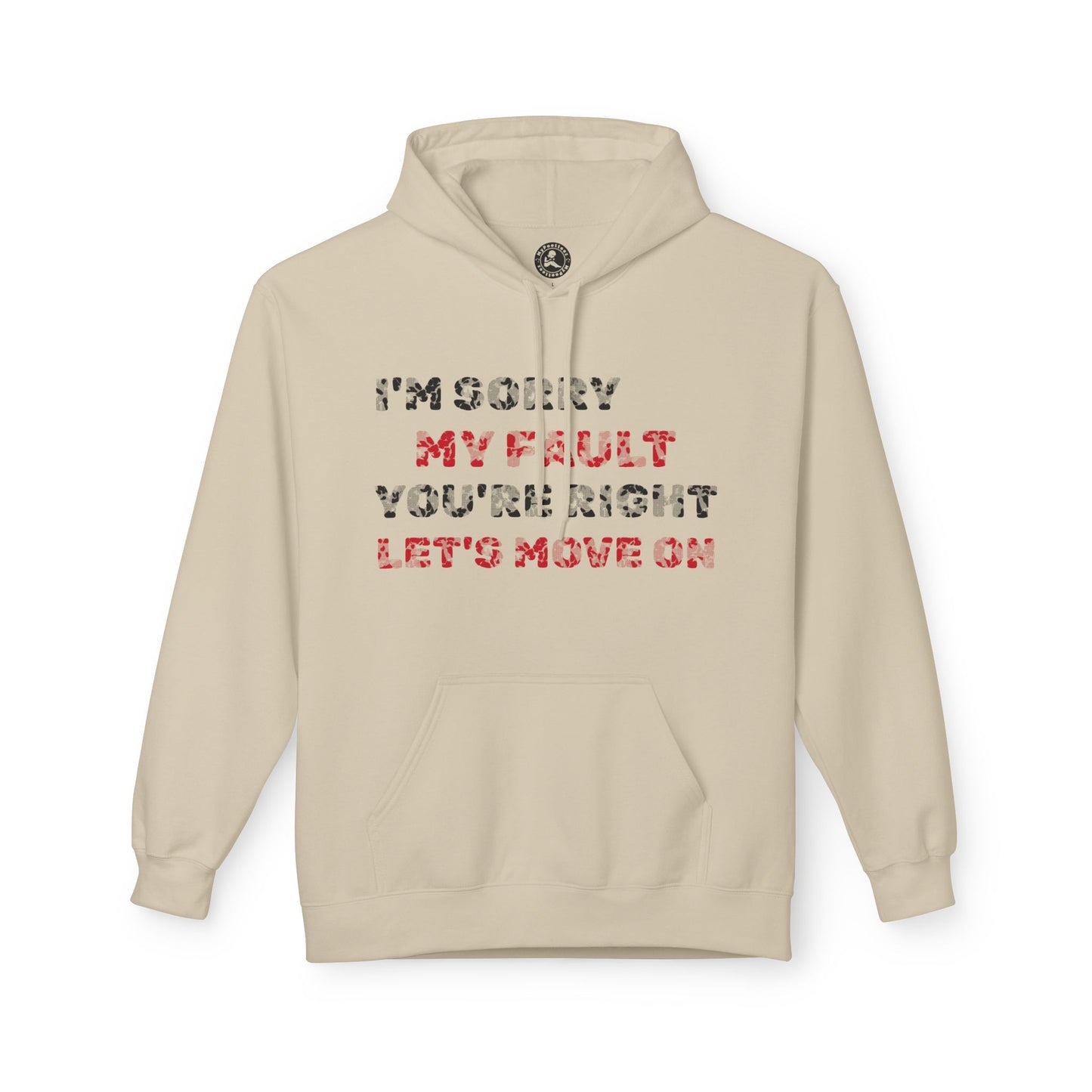 Unisex Midweight Softstyle Fleece Hoodie-LET IT GO