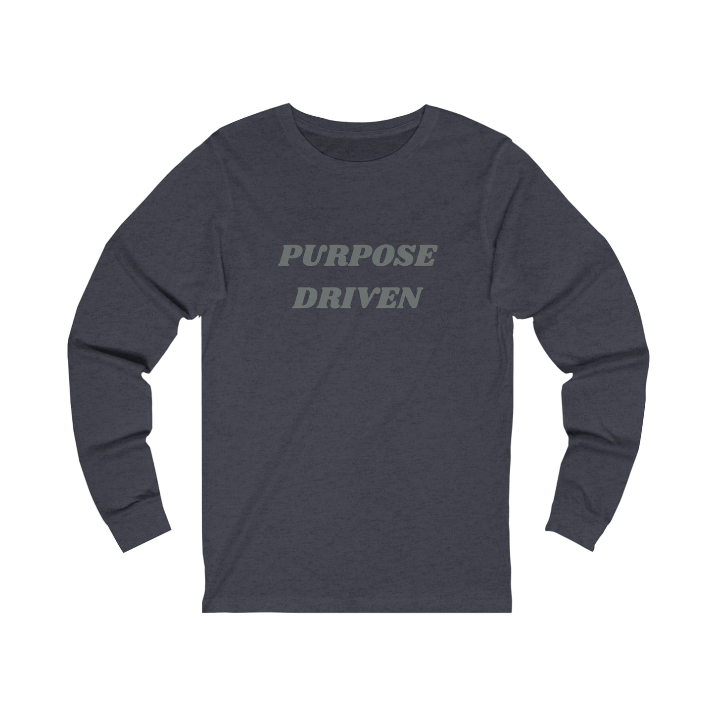 Unisex Jersey Long Sleeve Tee-PURPOSE DRIVEN