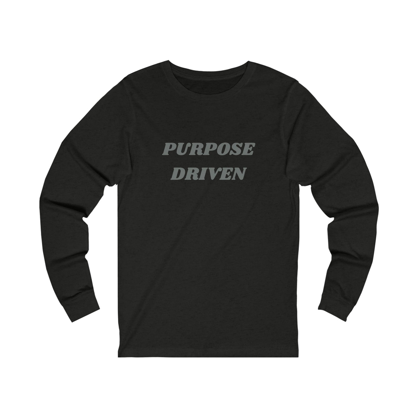 Unisex Jersey Long Sleeve Tee-PURPOSE DRIVEN