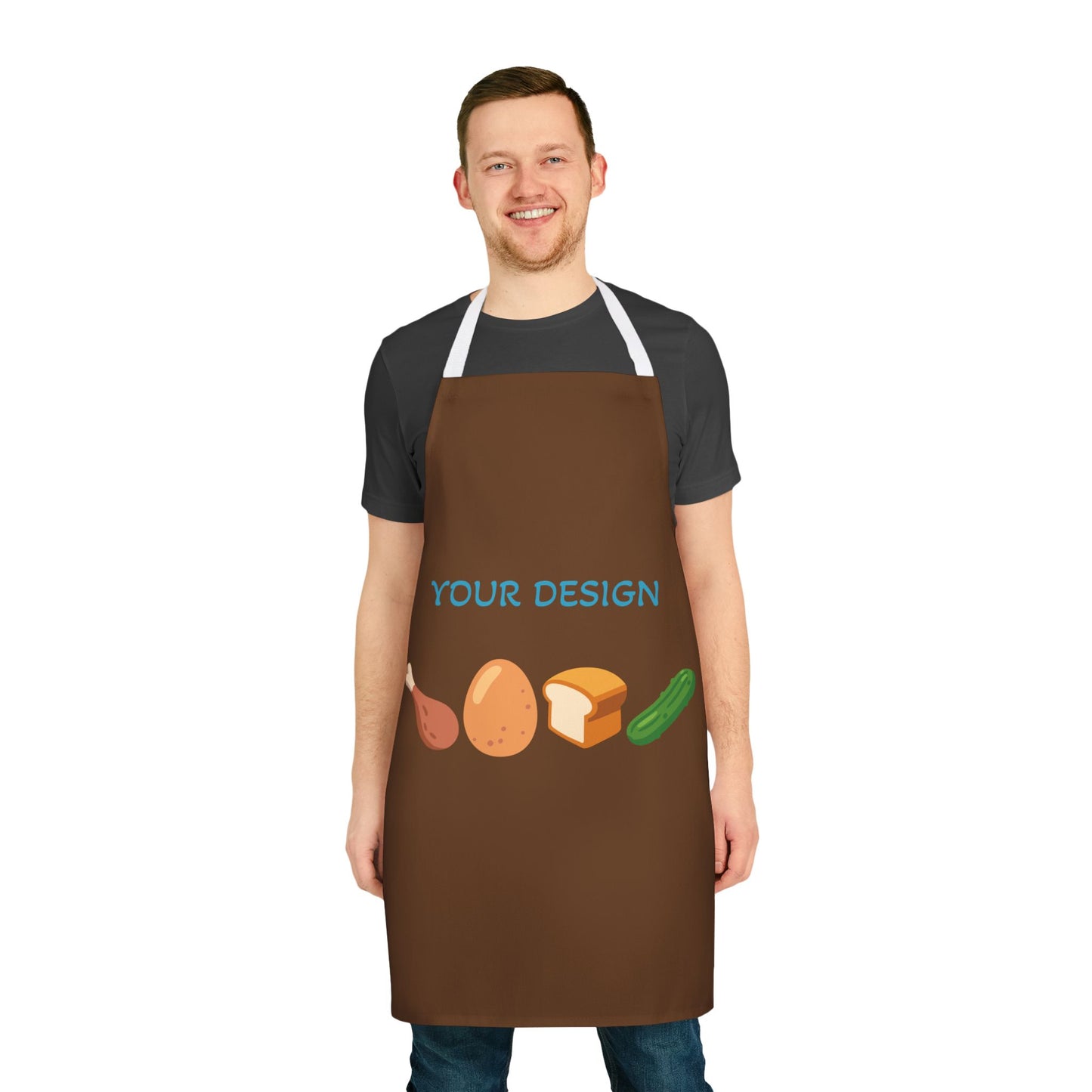 Apron, 5-Color Straps (AOP)YOUR DESIGN