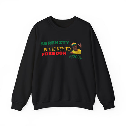 Unisex Heavy Blend(TM) Crewneck Sweatshirt-SERENITY IS THE KEY TO FREEDOM