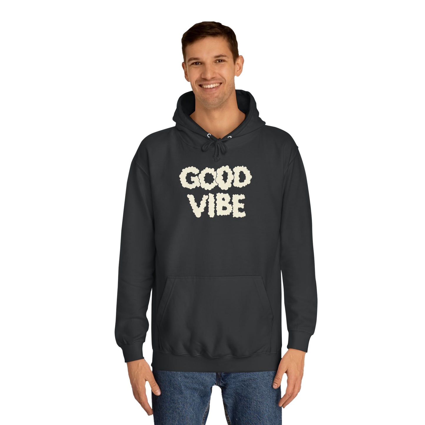 Unisex College Hoodie-GOOD VIBE