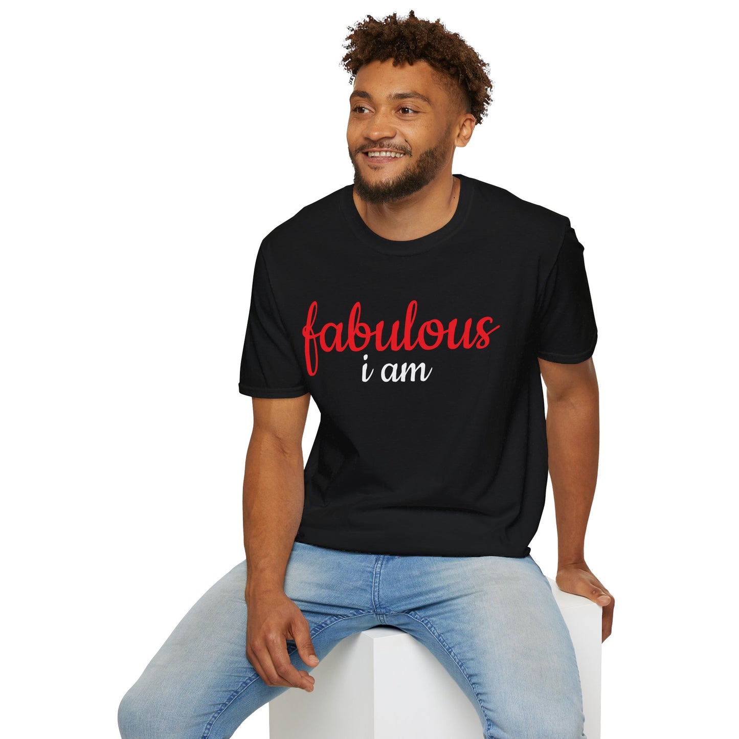 Unisex Softstyle Short Sleeve-fabulous i am