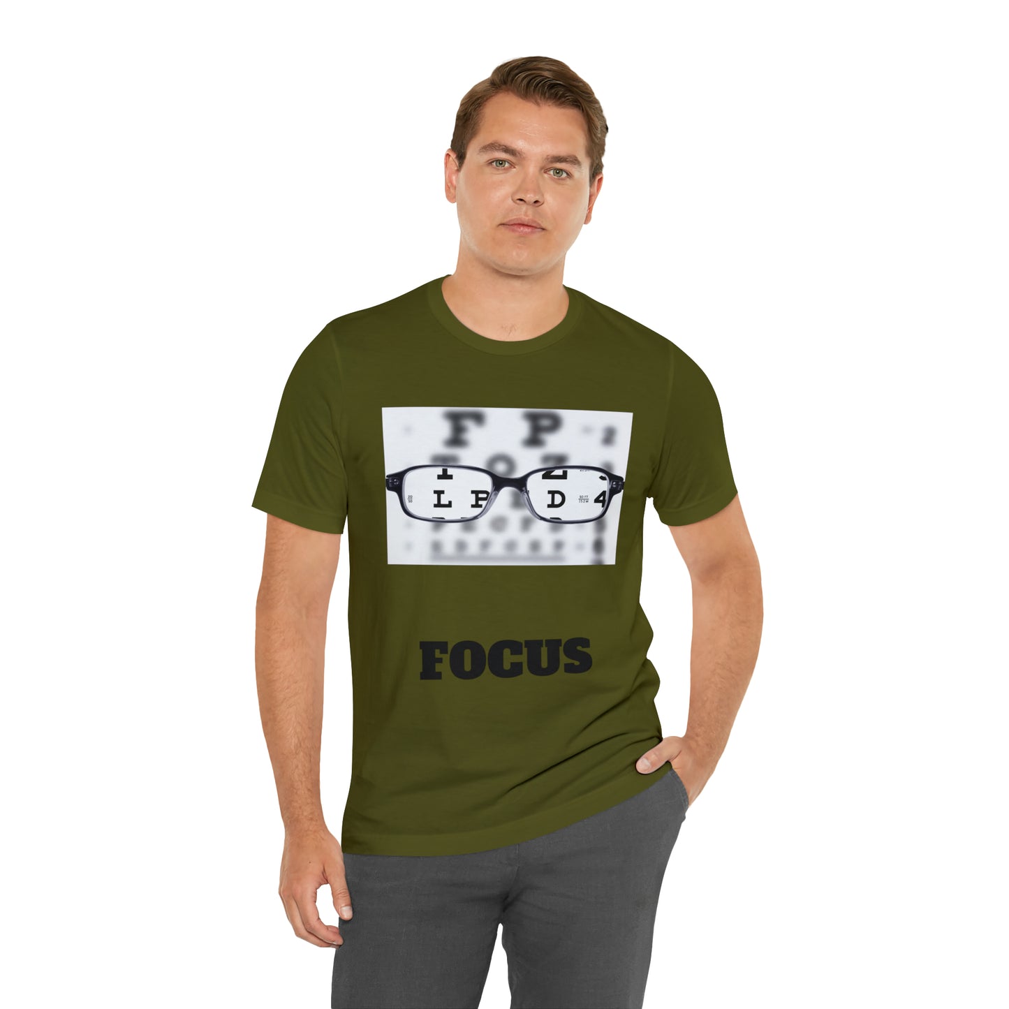 Unisex Jersey Short Sleeve Tee-FOCUS