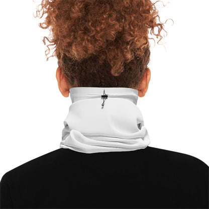 Winter Neck Gaiter With Drawstring-Logo