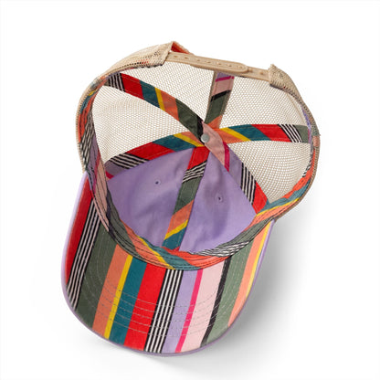 Women's Washed Mesh-Back Cap-HUSTLER