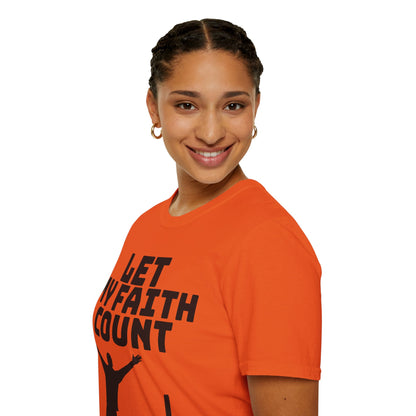 Unisex Softstyle Short Sleeve-Let My Faith Count