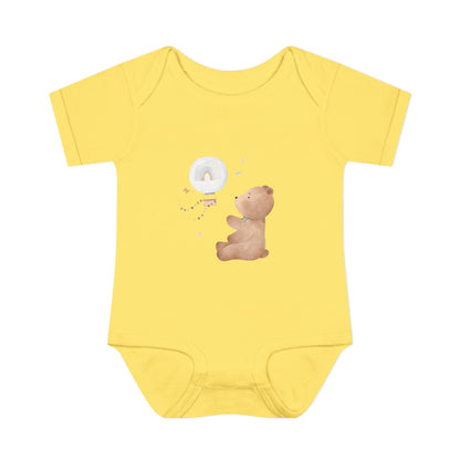 Infant Baby Rib Bodysuit-Bear Bear