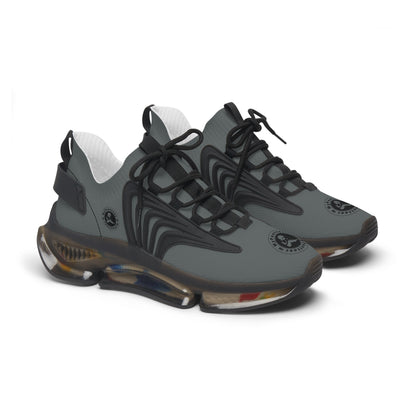 Women's Mesh Sneakers Dark Grey/Black Soles-MyPoetteez Logo