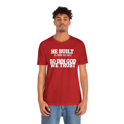 Unisex Jersey Short-Sleeve-INN GOD WE TRUST