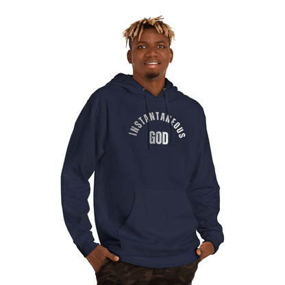 MINT Classic Hoodie - "INSTANTANEOUS GOD" Minimal Pullover for Custom Printing