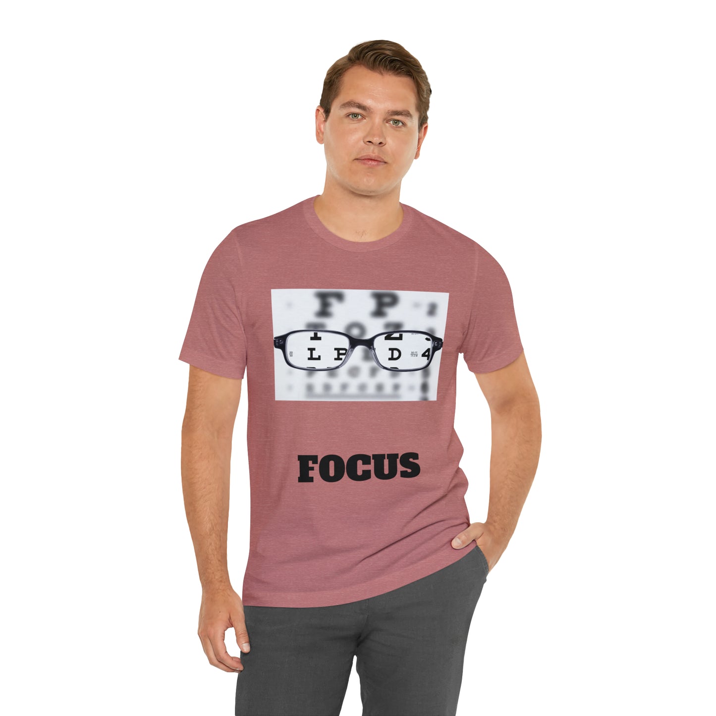 Unisex Jersey Short Sleeve Tee-FOCUS