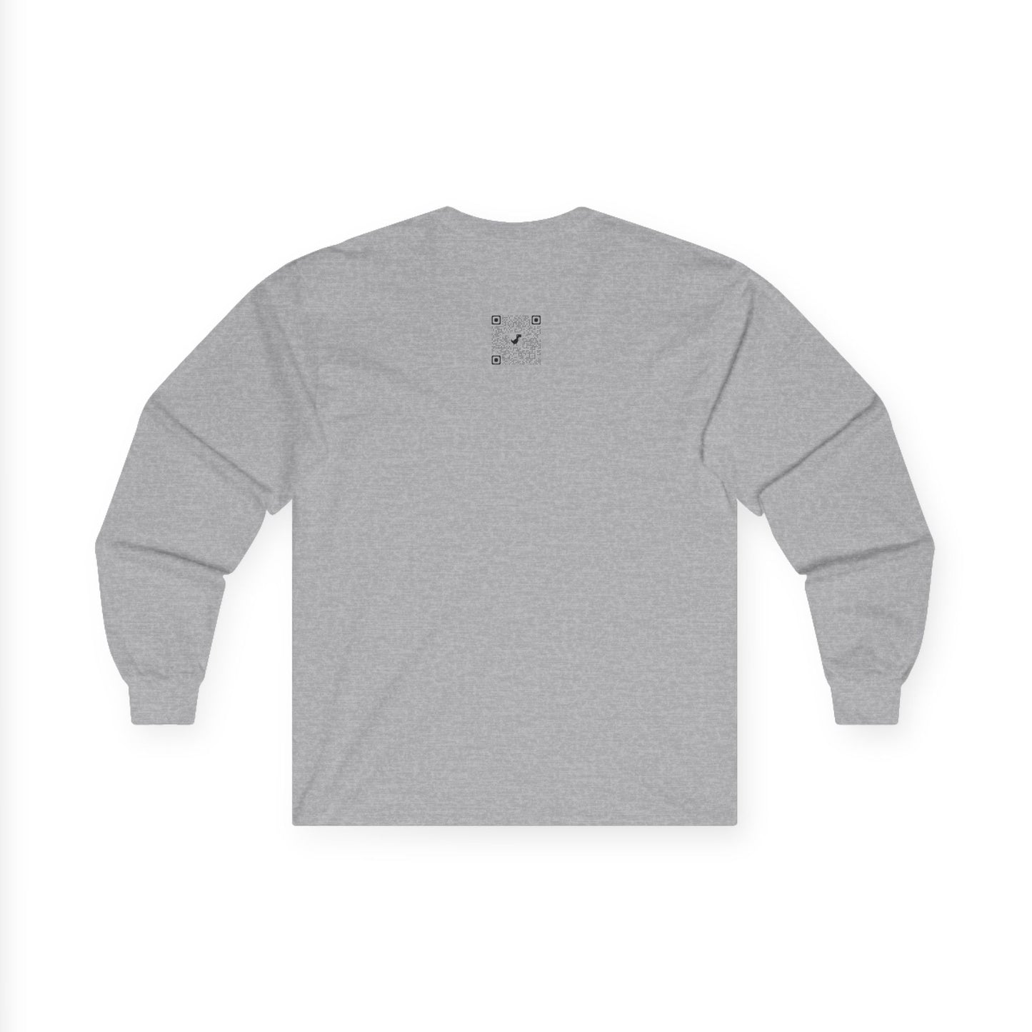 Unisex Ultra Cotton Long Sleeve-Logo & QR Code