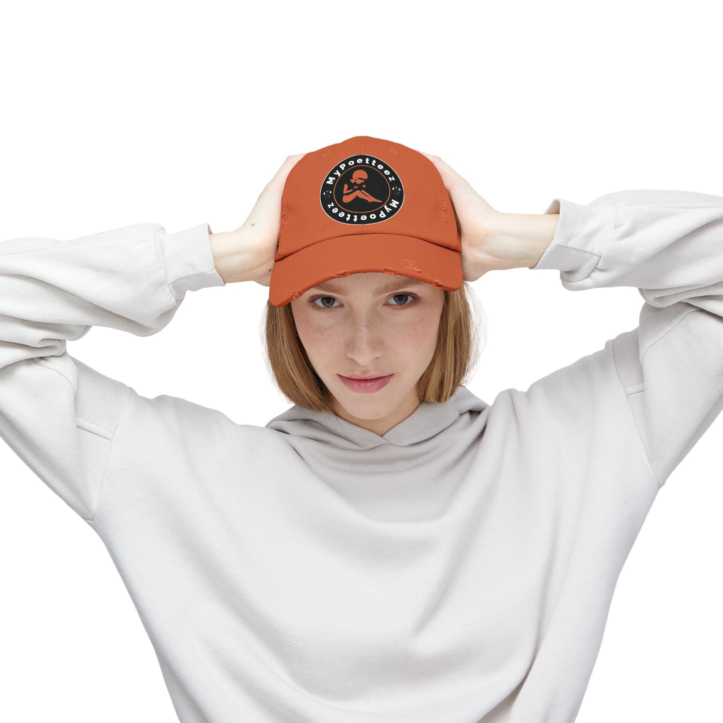Unisex Distressed Cap-MyPoetteez-Sample