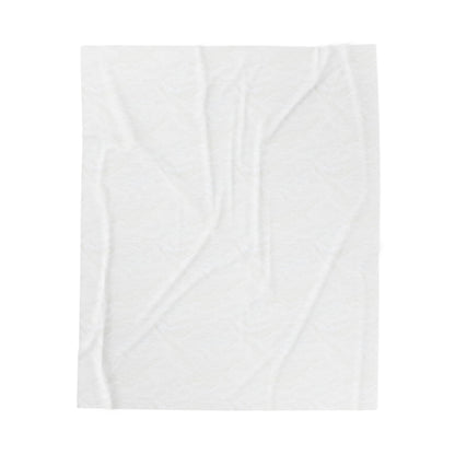 Custom Photo Velveteen Plush Blanket — "Honee" Repeating Text Keepsake