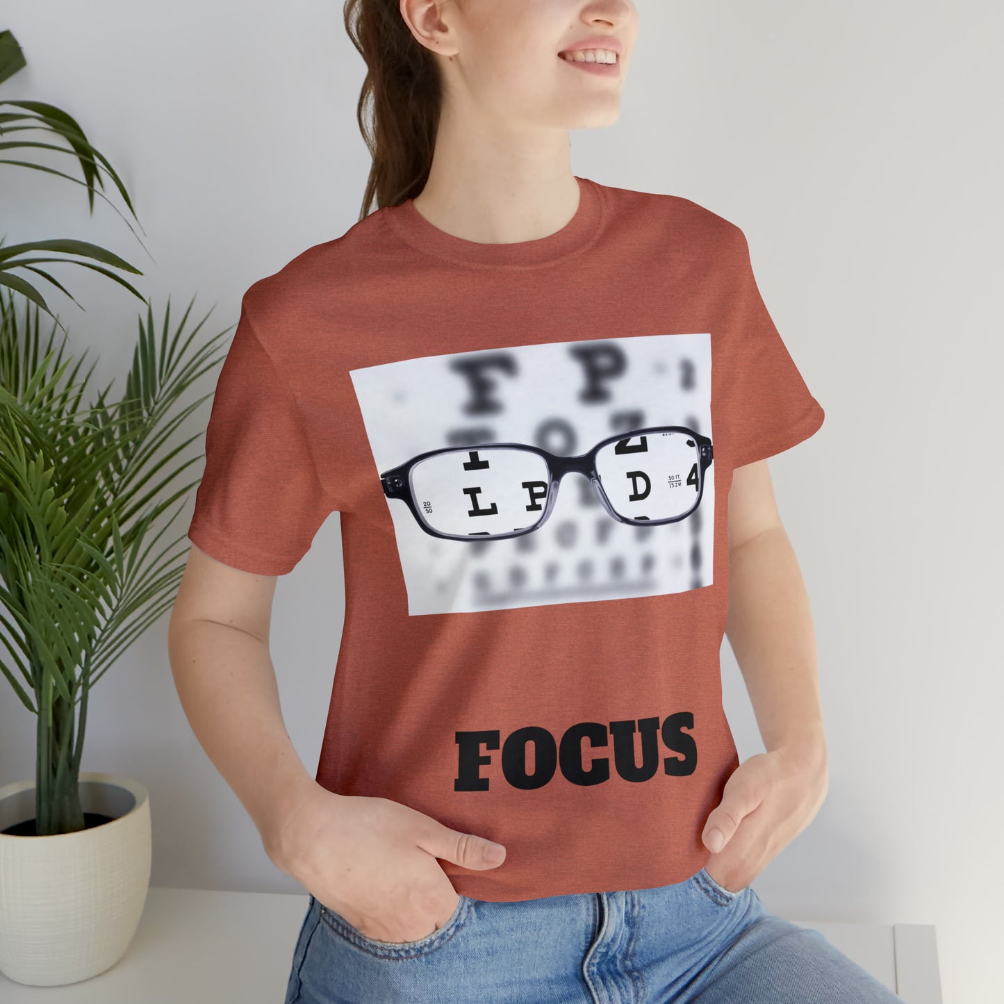 Unisex Jersey Short Sleeve Tee-FOCUS