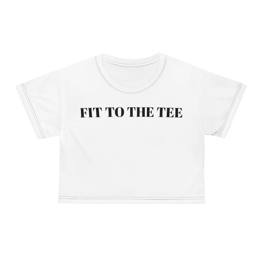 Women's Crop (AOP) FIT TO THE TEE