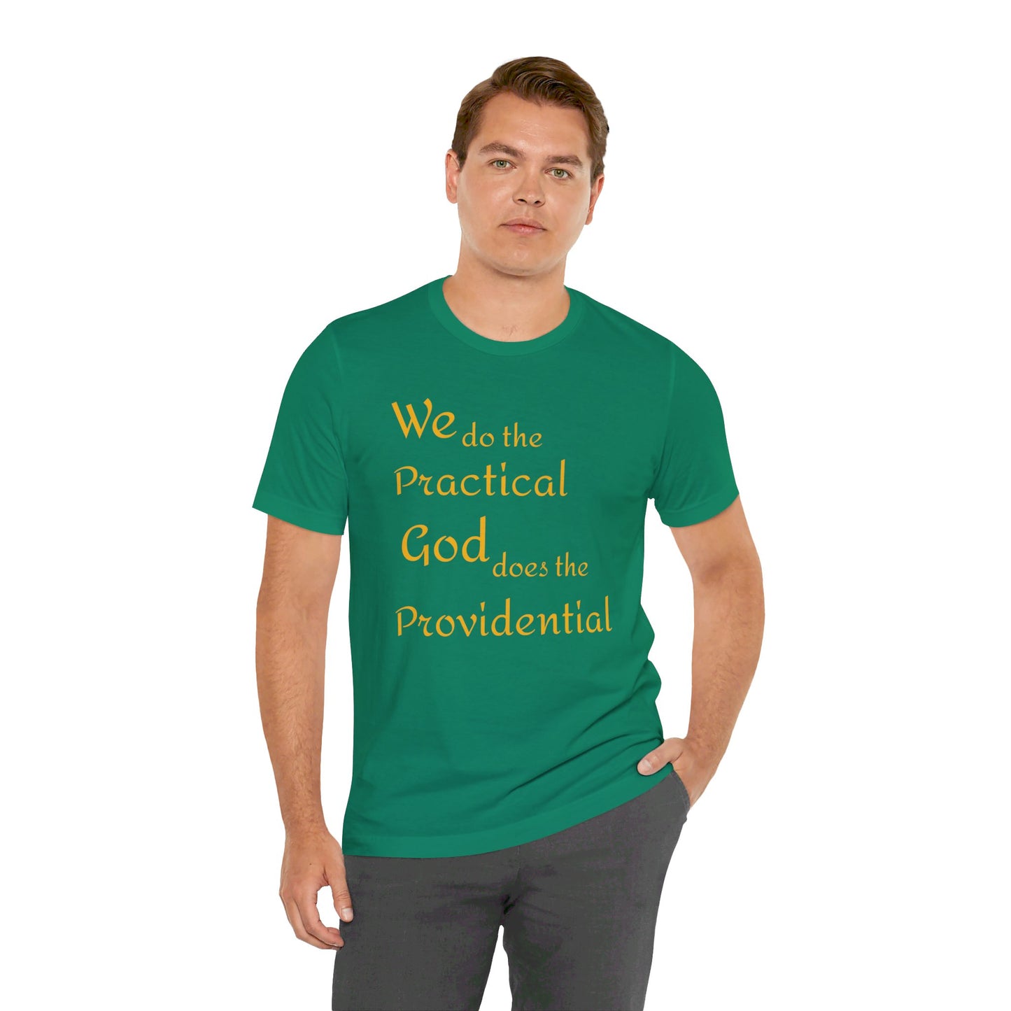 Unisex Jersey Short Sleeve -Practical/Providential