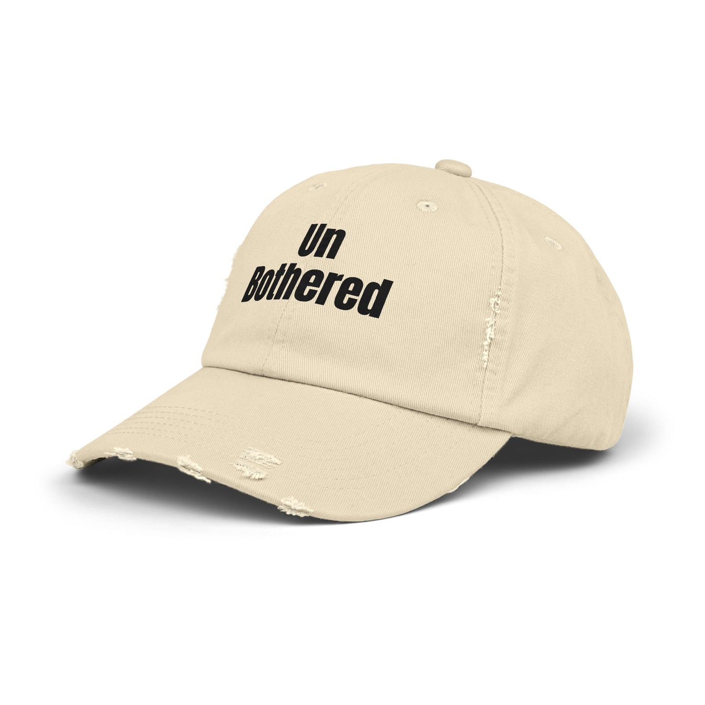 Unisex Distressed Cap-Un Bothered