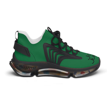 Women's Mesh Sneakers Dark Green/Black Soles-Joe's Juices