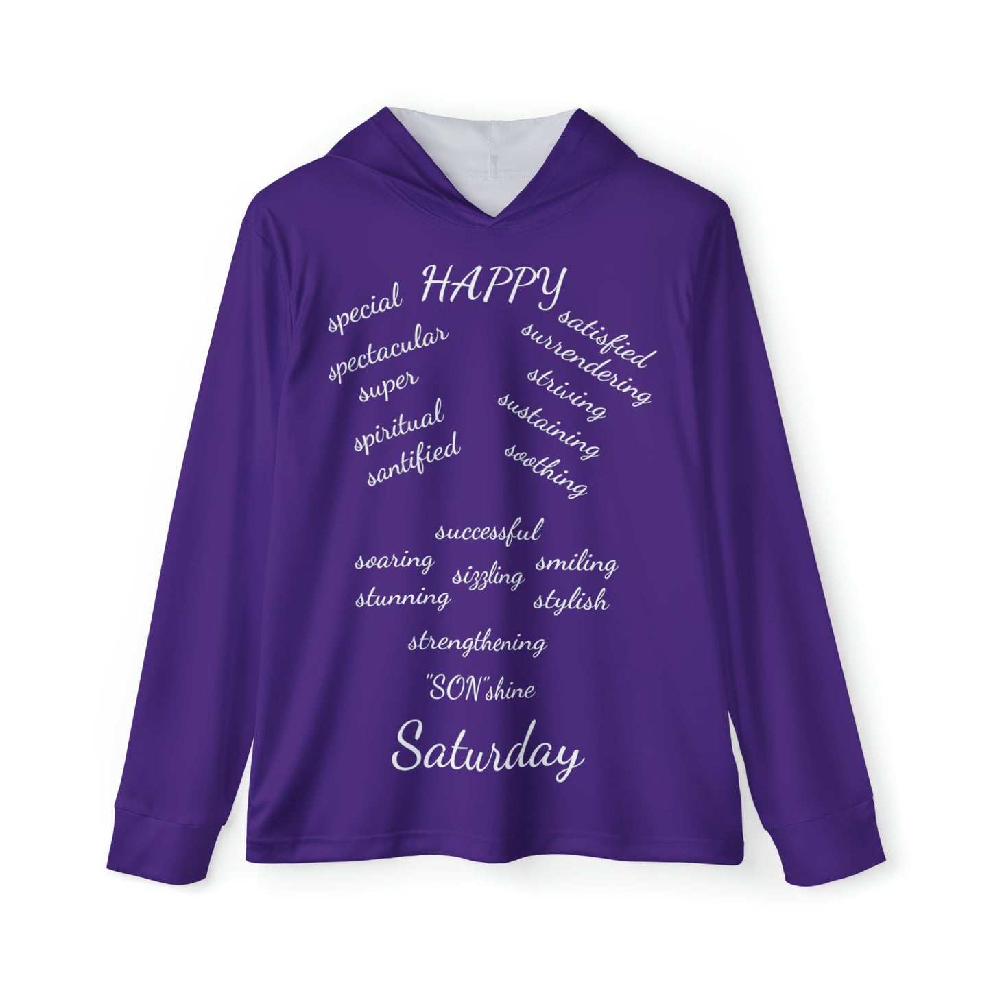 Men's Sports Warmup Hoodie (AOP)-Happy Saturday