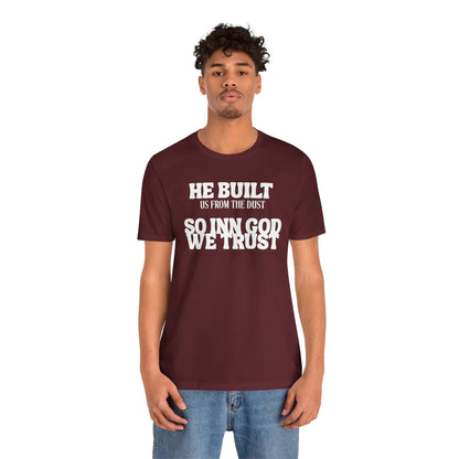 Unisex Jersey Short-Sleeve-INN GOD WE TRUST