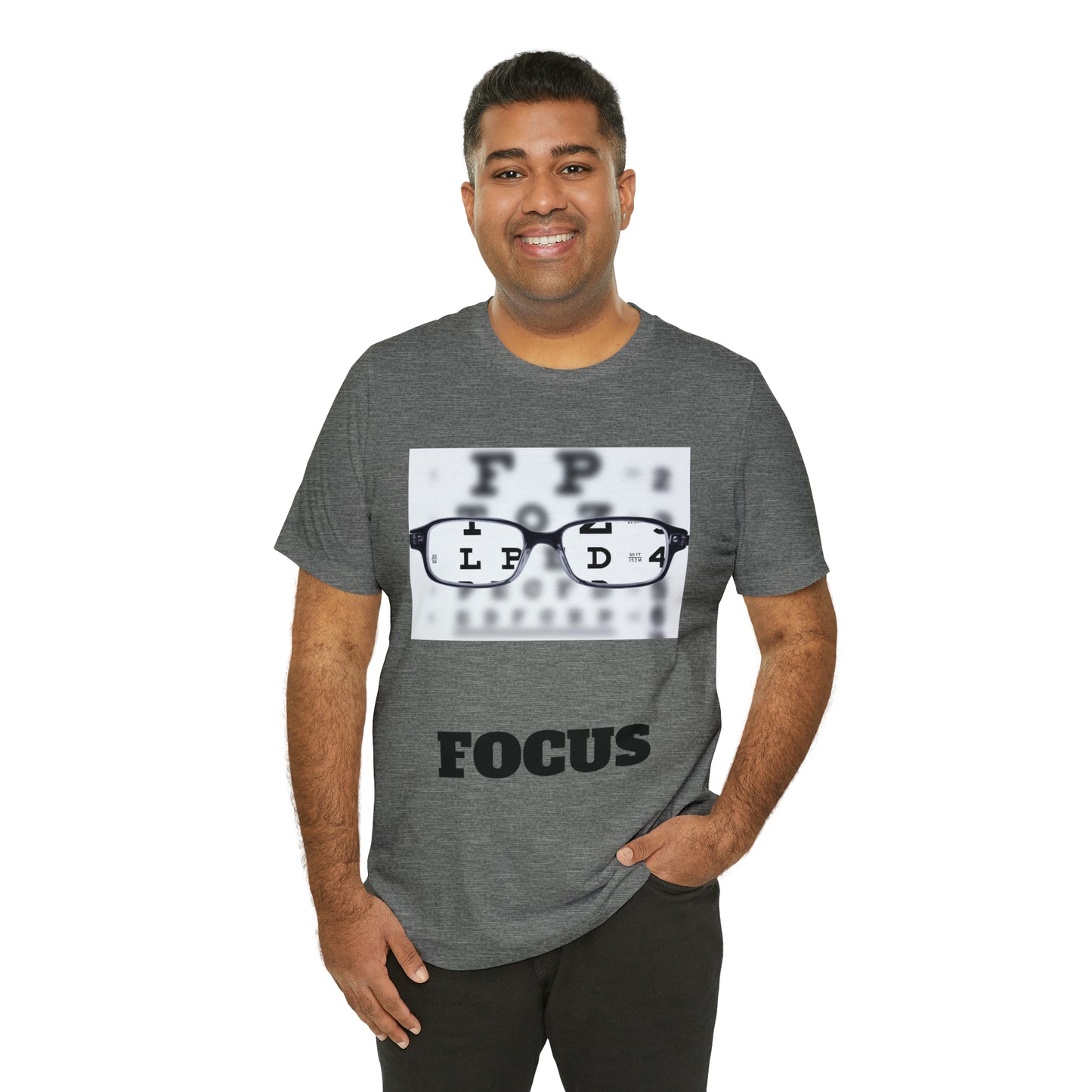 Unisex Jersey Short Sleeve Tee-FOCUS