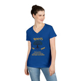 Ladies' V-Neck Roots Run Deep-Branches Stretch Strong-2026 Family Gathering