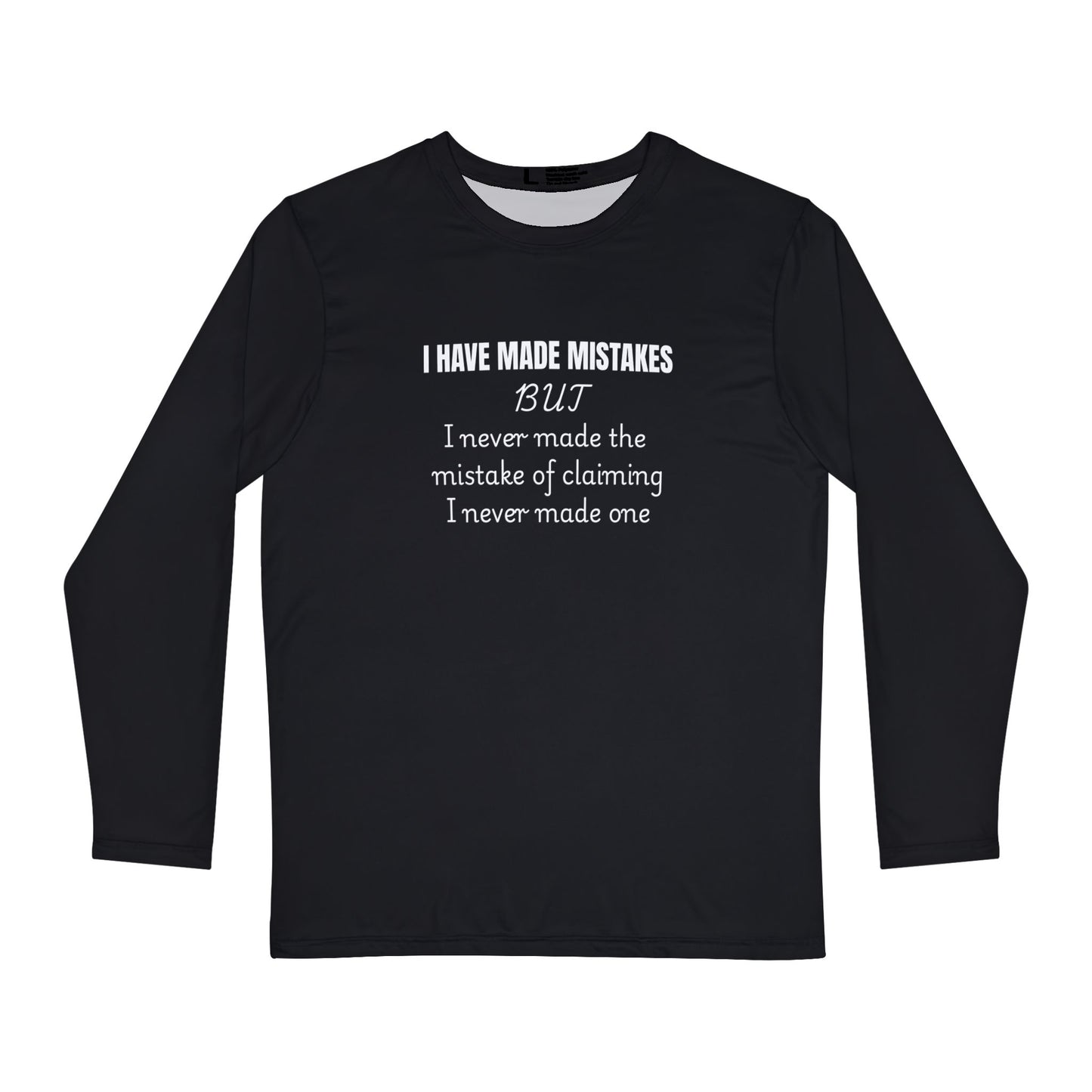Men's Long Sleeve Shirt (AOP)-MISTAKES