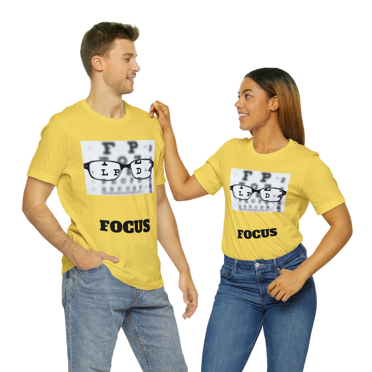 Unisex Jersey Short Sleeve Tee-FOCUS