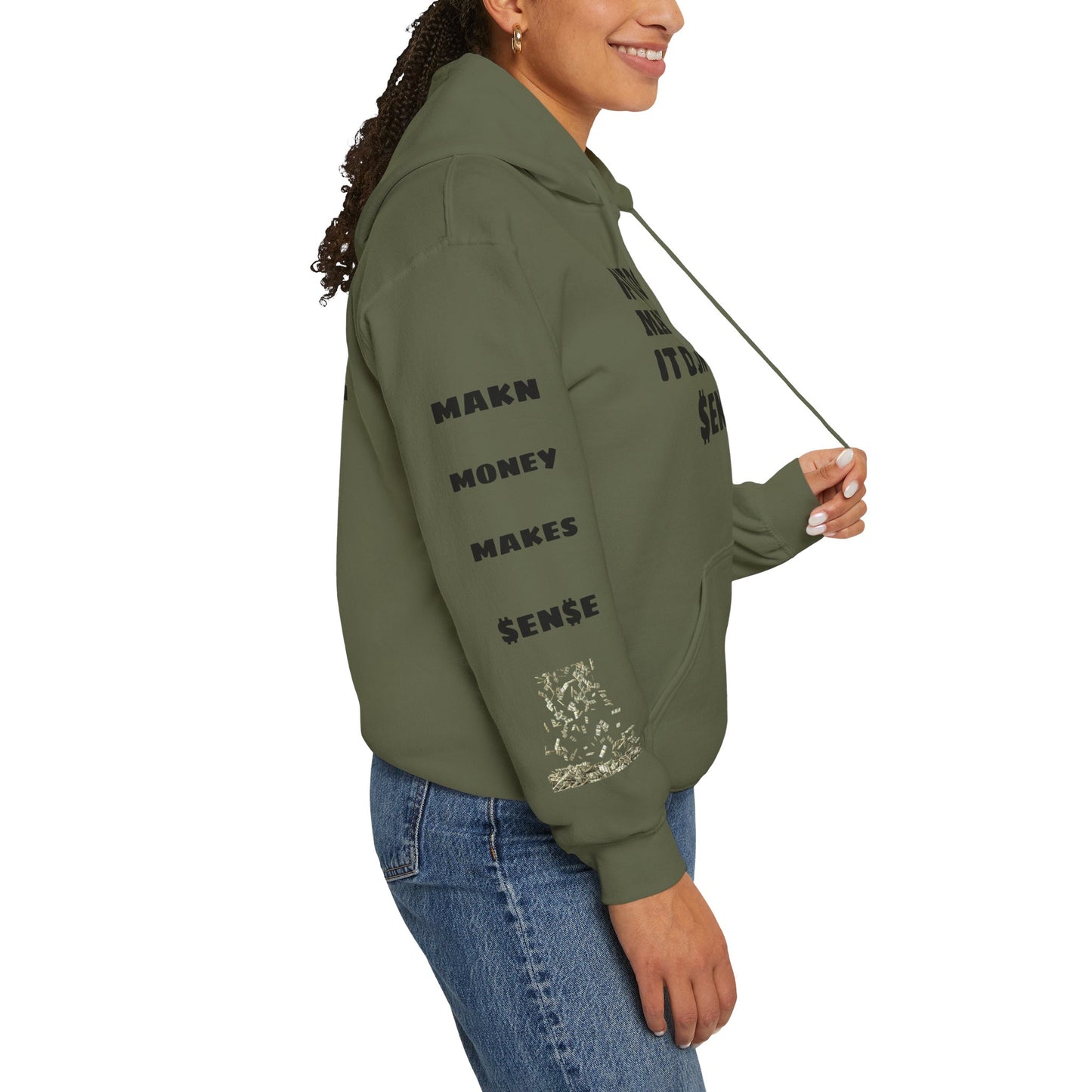 Unisex Heavy Blend™ Hooded Sweatshirt MAKE MONEY-MAKE SENSE