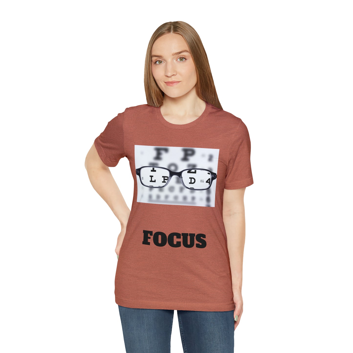 Unisex Jersey Short Sleeve Tee-FOCUS