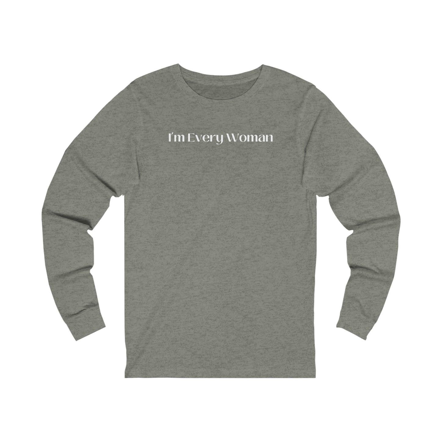 Unisex Jersey Long Sleeve Tee-I'm Not Every Woman