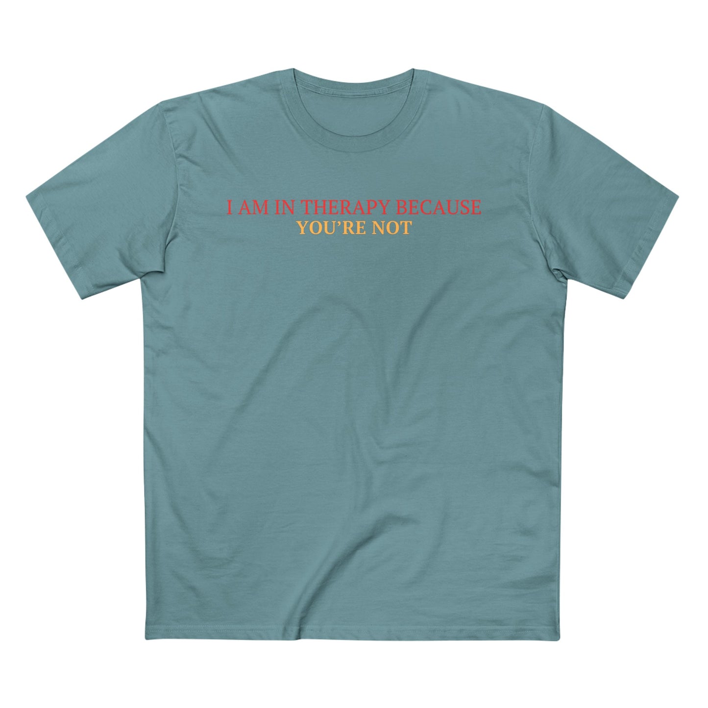 Men's Staple Short Sleeve-I Am In Therapy