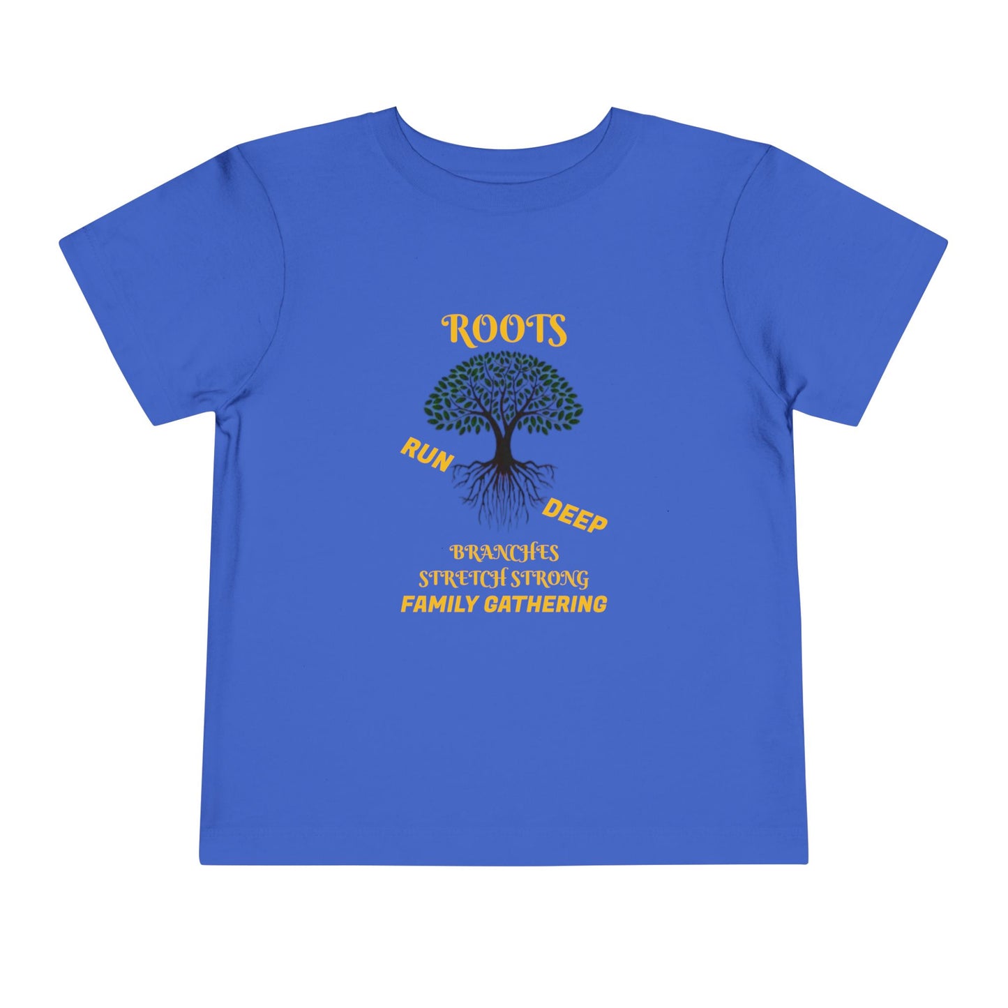 Toddler Short Sleeve Roots Run Deep-Branches Stretch Strong 2025 Family Gathering