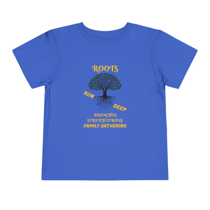 Toddler Short Sleeve Roots Run Deep-Branches Stretch Strong 2025 Family Gathering