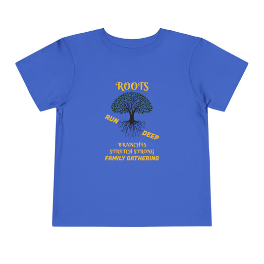 Toddler Short Sleeve Roots Run Deep-Branches Stretch Strong 2025 Family Gathering