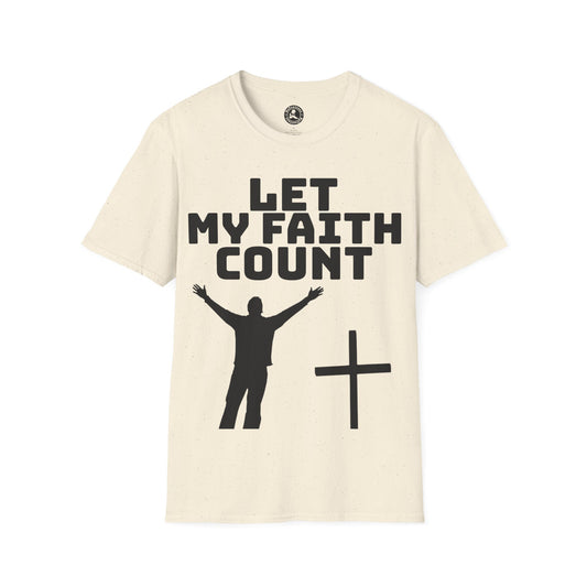 Unisex Softstyle Short Sleeve-Let My Faith Count