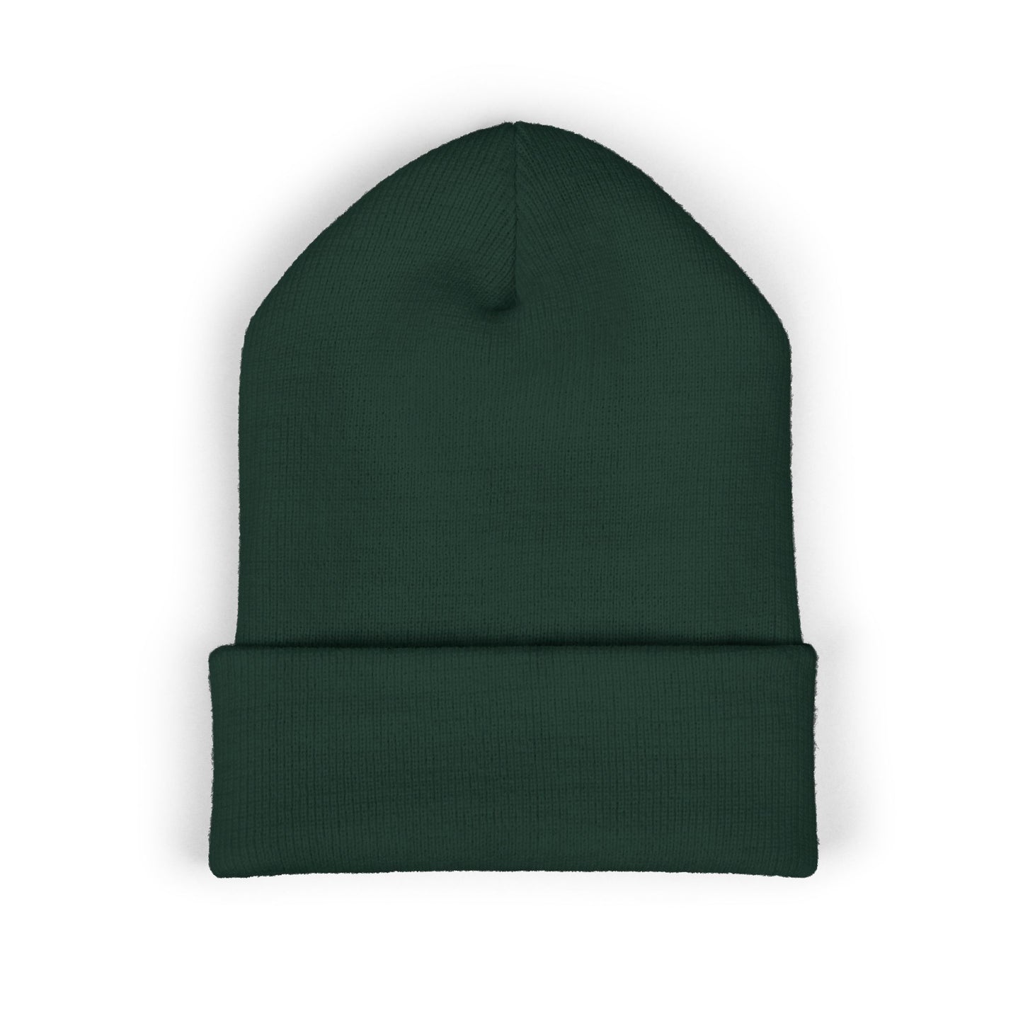 Classic Cuffed Beanie with Embroidered Logo - Cozy Winter Accessory